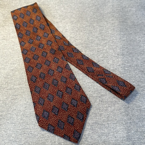 Christian Dior Cravate Tie 100% Imported Silk In Great Condition - Picture 11 of 11